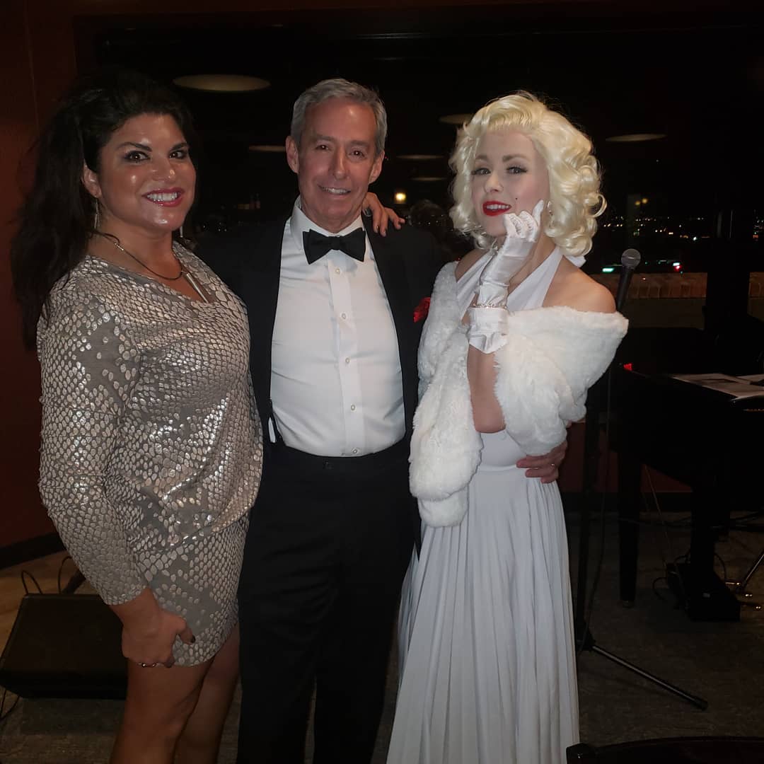 Steven with Cat and Marilyn at Martini's